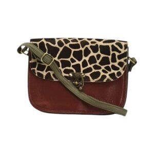 SORUKA Cow Leather Tilly Animal Print Crossbody